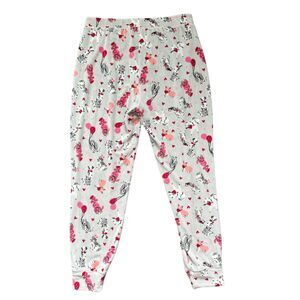 Cynthia Rowley Sweepwear Dog Print Pants Large